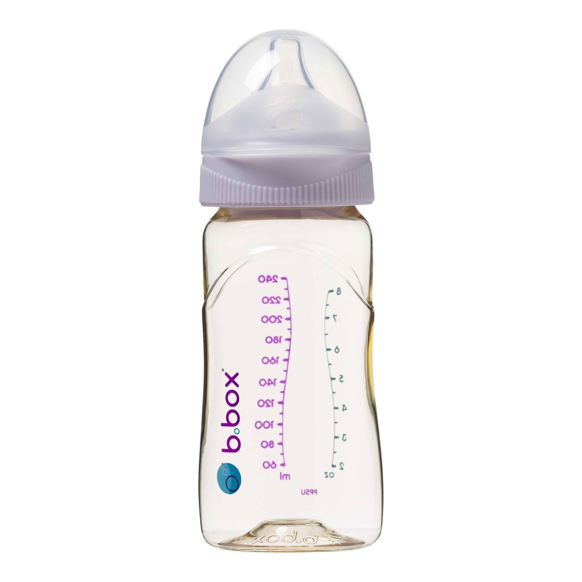 b.box PPSU Baby Bottle 240mL - Peony - B.Box - 1 - Baby & Kids - ThePharmacy