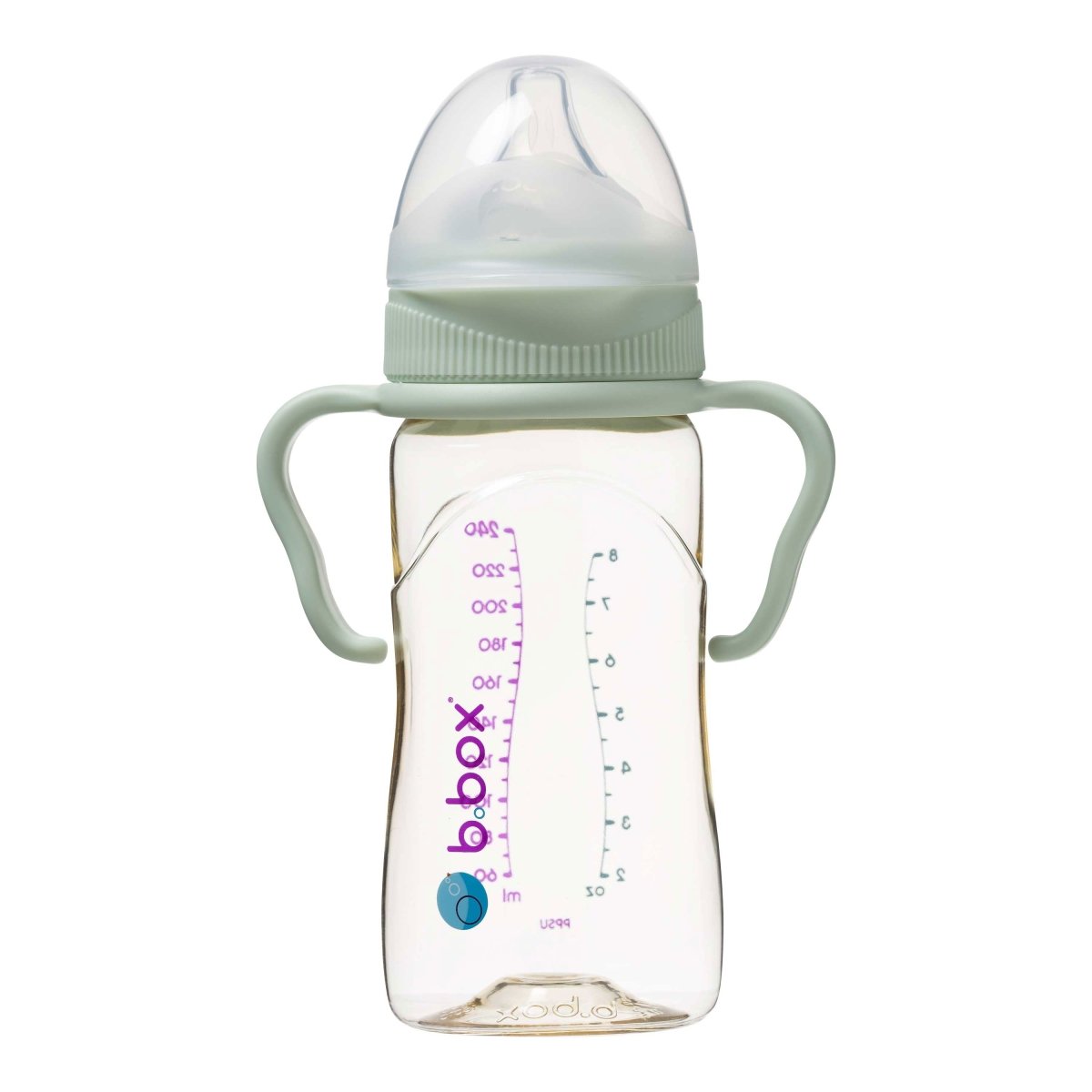 b.box PPSU Baby Bottle 240mL - Sage - B.Box - 2 - Baby & Kids - ThePharmacy
