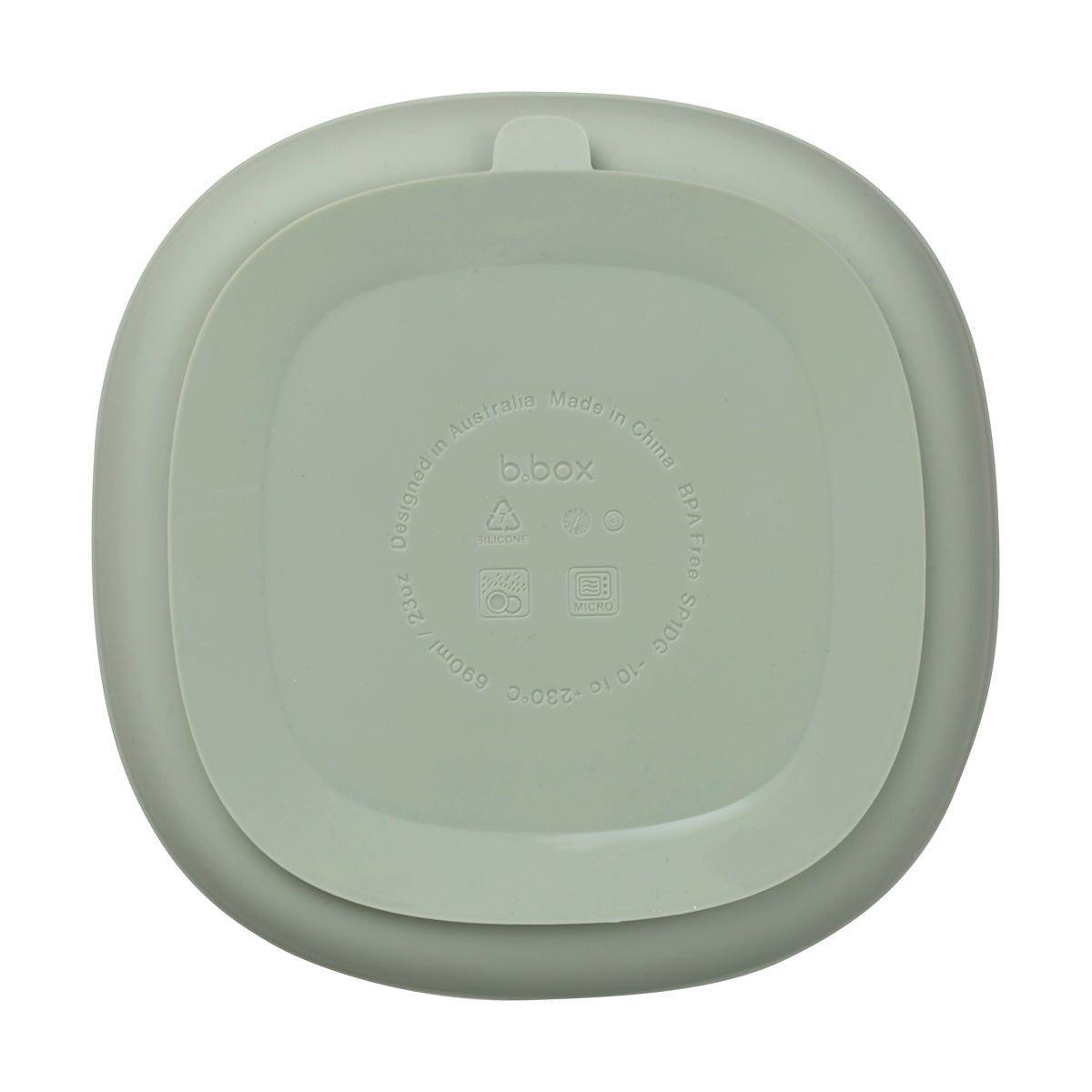 b.box Silicone Plate + Lid - B.Box - 27 - Baby & Kids - ThePharmacy