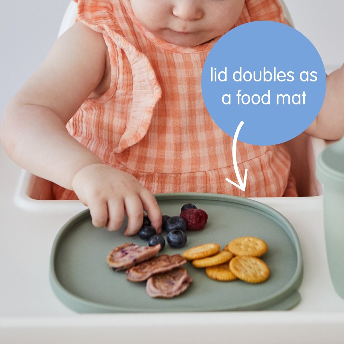 b.box Silicone Plate + Lid - B.Box - 36 - Baby & Kids - ThePharmacy