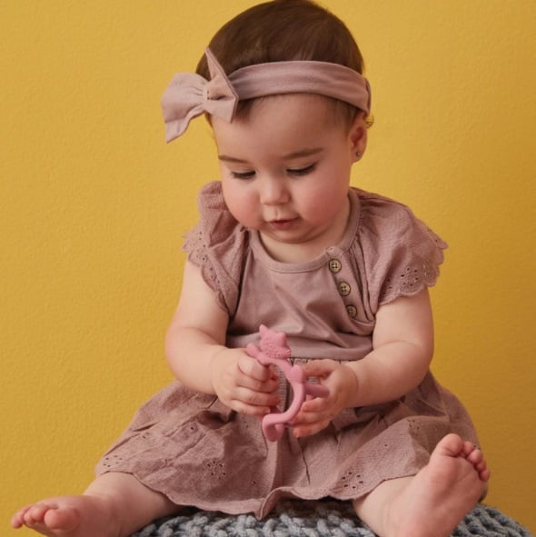 b.box Wrist Teether - Peony - B.Box - 6 - Baby & Kids - ThePharmacy