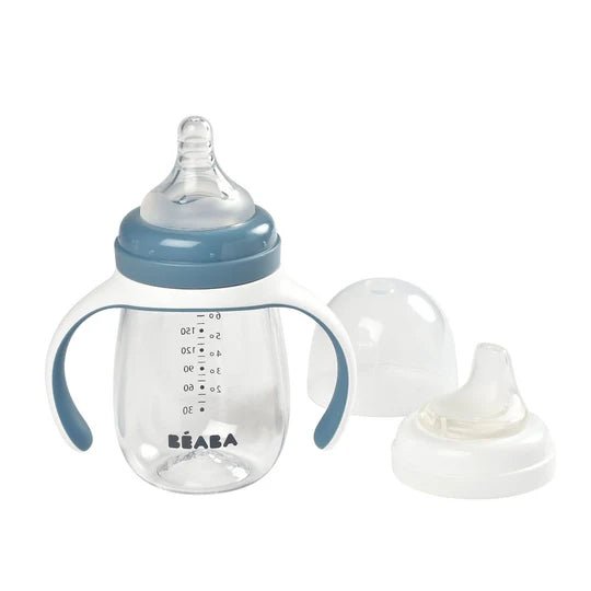 BEABA - 2 - in - 1 Bottle to Sippy Learning Cup 210ml - 4 OPTIONS - ThePharmacy - 3 - ThePharmacy