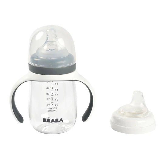 BEABA - 2 - in - 1 Bottle to Sippy Learning Cup 210ml - 4 OPTIONS - ThePharmacy - 2 - ThePharmacy