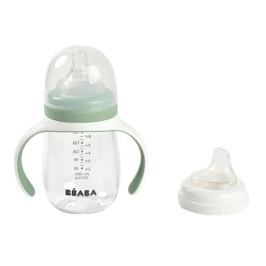 BEABA - 2 - in - 1 Bottle to Sippy Learning Cup 210ml - 4 OPTIONS - ThePharmacy - 1 - ThePharmacy