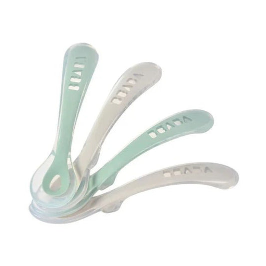 BEABA - 2nd Stage Soft Silicone Spoons 4 Pack - 2 OPTIONS - ThePharmacy - 1 - ThePharmacy