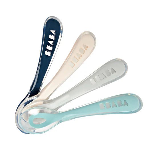 BEABA - 2nd Stage Soft Silicone Spoons 4 Pack - 2 OPTIONS - ThePharmacy - 2 - ThePharmacy