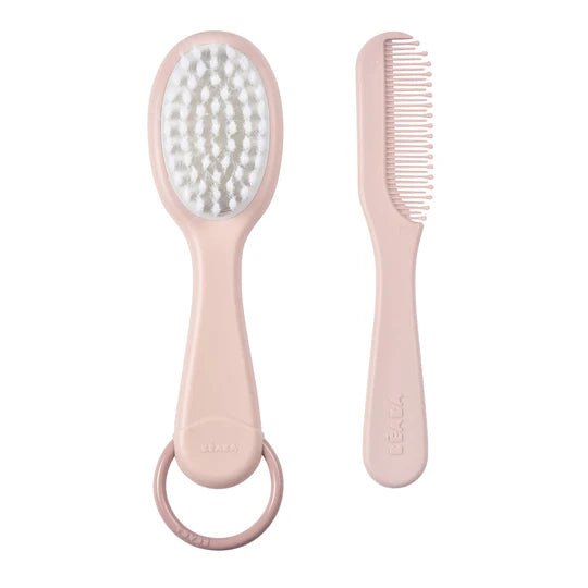 BEABA - Baby Brush & Comb - Old Pink - ThePharmacy - 1 - ThePharmacy