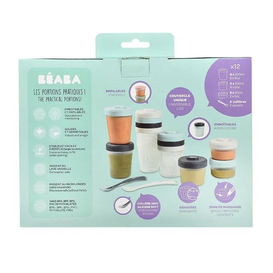 BEABA - Clip Portions Meal & Food Storage Expert Pack - 2 OPTIONS - ThePharmacy - 6 - ThePharmacy