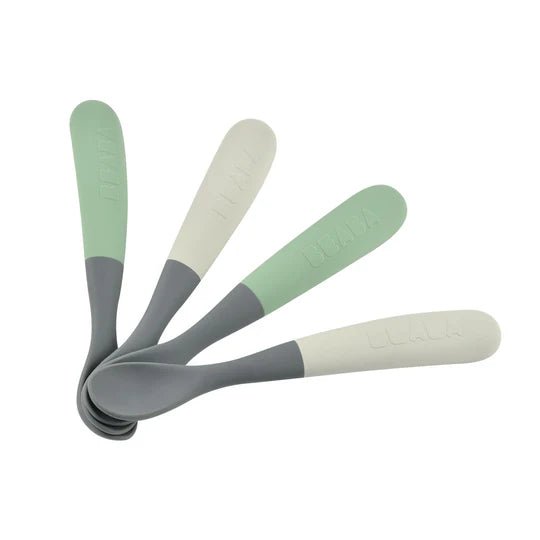 BEABA - Ergonomic 1st Stage Silicone Spoons (Set of 4) - 4 OPTIONS - ThePharmacy - 4 - ThePharmacy