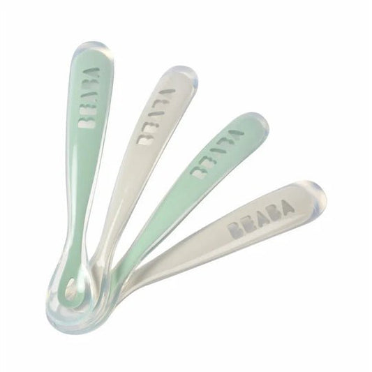 BEABA - Ergonomic 1st Stage Silicone Spoons (Set of 4) - 4 OPTIONS - ThePharmacy - 1 - ThePharmacy