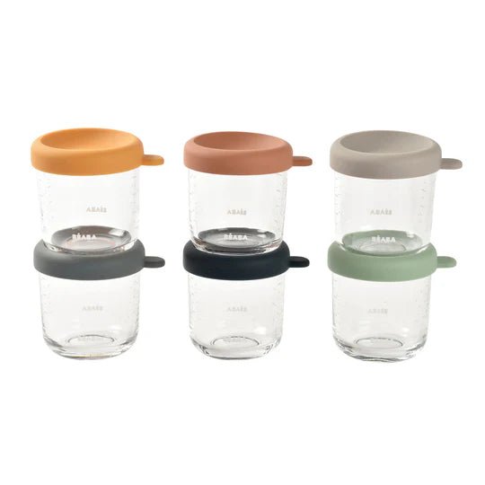 BEABA - Glass Portion Jars 250ml 6 Pack - ThePharmacy - 1 - ThePharmacy