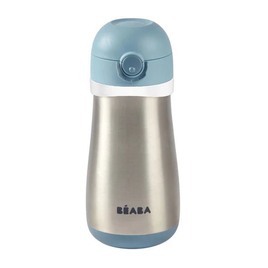 BEABA - Stainless Steel Spout Bottle - Blue - ThePharmacy - 1 - ThePharmacy