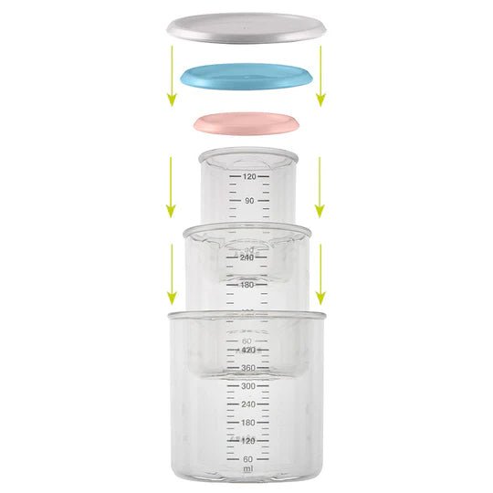 BEABA - Tritan Portions Food Jar 3 Pack 120ml/240ml/420ml - ThePharmacy - 1 - ThePharmacy