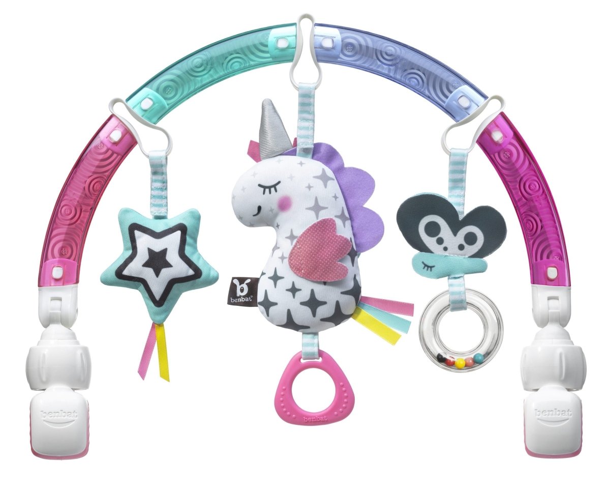 Benbat Baby Stroller Arch Toy – Rainbow Dazzle Friends Play Bar - Benbat - 3 - Baby & Kids - ThePharmacy