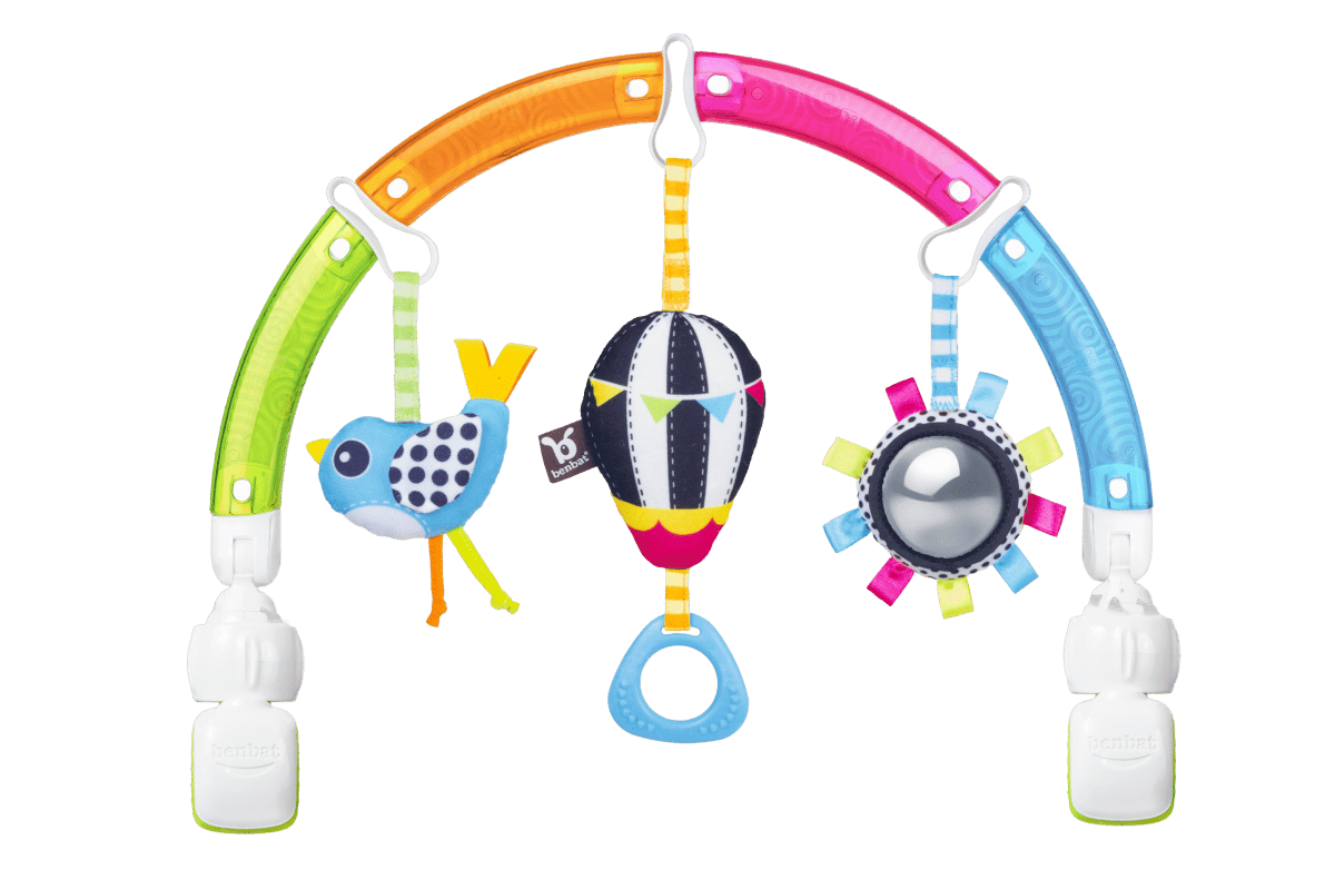 Benbat Baby Stroller Arch Toy – Rainbow Dazzle Friends Play Bar - Benbat - 2 - Baby & Kids - ThePharmacy