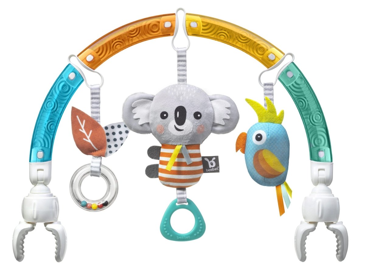 Benbat Baby Stroller Arch Toy – Rainbow Dazzle Friends Play Bar - Benbat - 1 - Baby & Kids - ThePharmacy