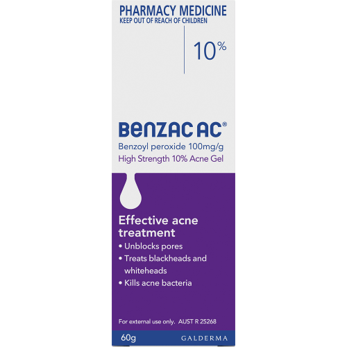 Benzac AC High Strength 10.0% Acne Gel 60g - Benzac - 1 - Beauty & Essentials - ThePharmacy