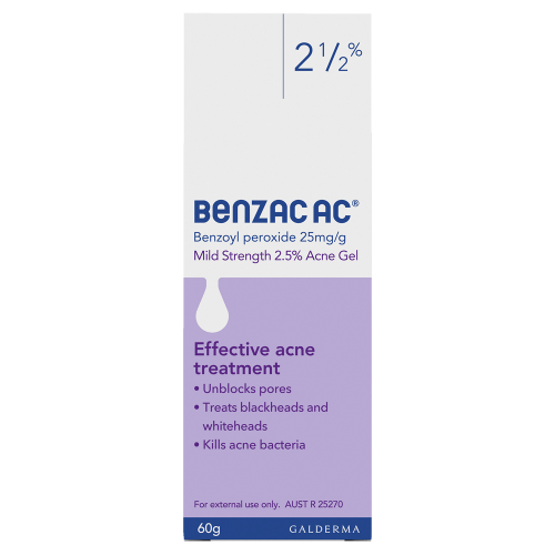 Benzac AC Mild Strength 2.5% Acne Gel 60g - Benzac - 1 - Beauty & Essentials - ThePharmacy
