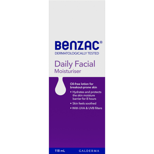 Benzac Daily Facial Moisturiser 118mL - ThePharmacy - 1 - ThePharmacy