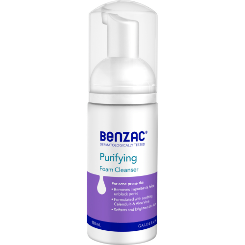 Benzac Purifying Foam Cleanser 130mL - ThePharmacy - 1 - ThePharmacy