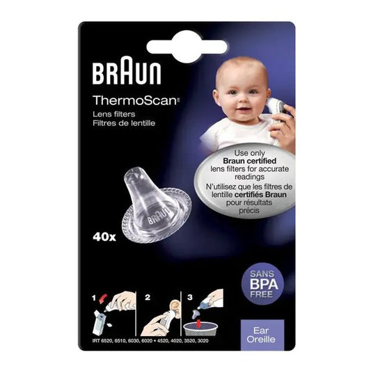 BRAUN - ThermoScan IR Ear Thermometer Lens Filters - 40 Pack - Braun - 1 - Health - ThePharmacy