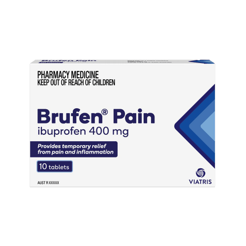 BRUFEN PAIN - Ibuprofen 400mg Tablets | 10 Pack - VIATRIS - 1 - Health - ThePharmacy