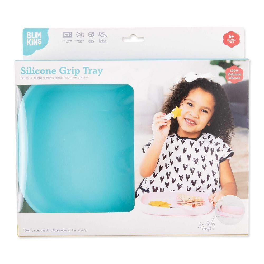 Bumkins Silicone Grip Tray - Light Blue - Bumkins - 9 - Baby & Kids - ThePharmacy