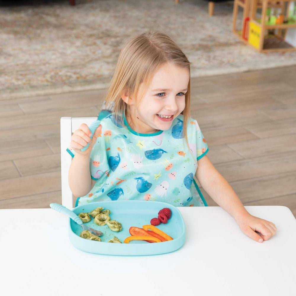 Bumkins Silicone Grip Tray - Light Blue - Bumkins - 4 - Baby & Kids - ThePharmacy