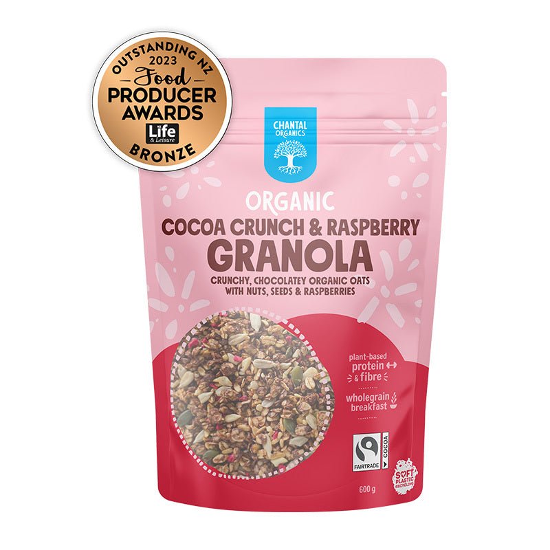 CHANTAL ORGANICS - Cocoa Crunch & Raspberry Granola 600g - CHANTAL ORGANICS - 1 - Diet & Fitness - ThePharmacy
