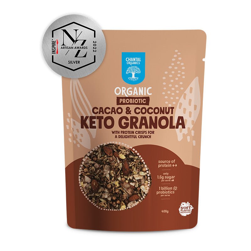 CHANTAL ORGANICS - Probiotic Cacao & Coconut Keto Granola 400g - CHANTAL ORGANICS - 1 - Diet & Fitness - ThePharmacy