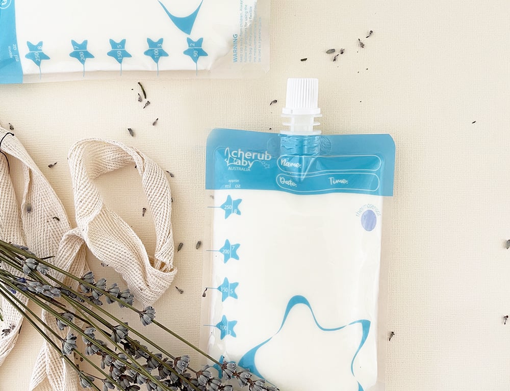 Cherub Baby Breast Milk Storage Bags 50 pack 250ml - Carbon Neutral Single Use - ThePharmacy