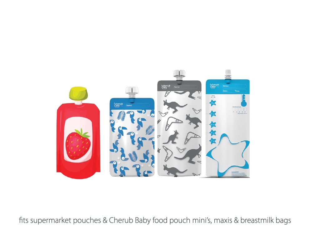 Cherub Baby Food Pouch & Breast Milk Bag Organiser - Cherub Baby - 5 - Baby & Kids - ThePharmacy