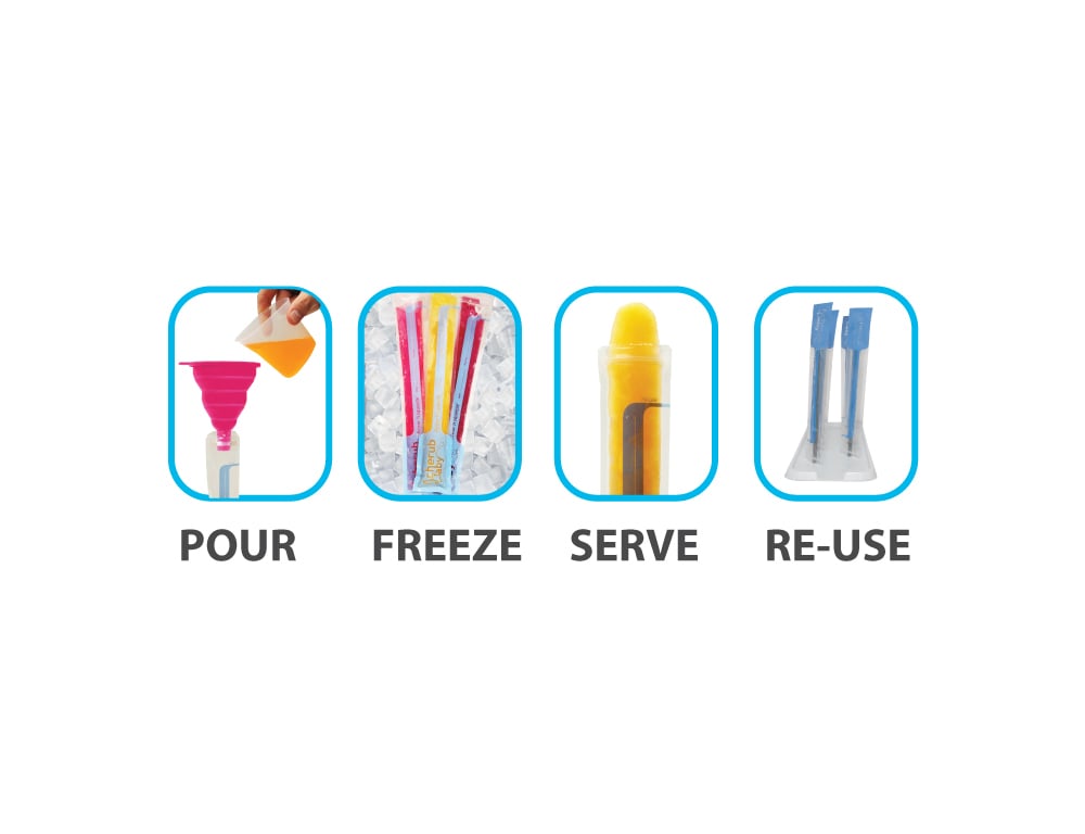 Cherub Baby Freeze n Squeeze Ice Pop Pouches - Neon Melon & Hot Pineapple 20pk - Cherub Baby - 2 - Baby & Kids - ThePharmacy