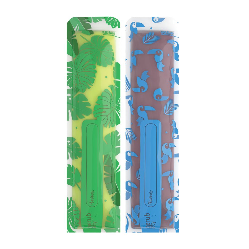 Cherub Baby Freeze n Squeeze Ice Pop Pouches - Toucan Blue & Rainforest Green 20pk - Cherub Baby - 1 - Baby & Kids - ThePharmacy