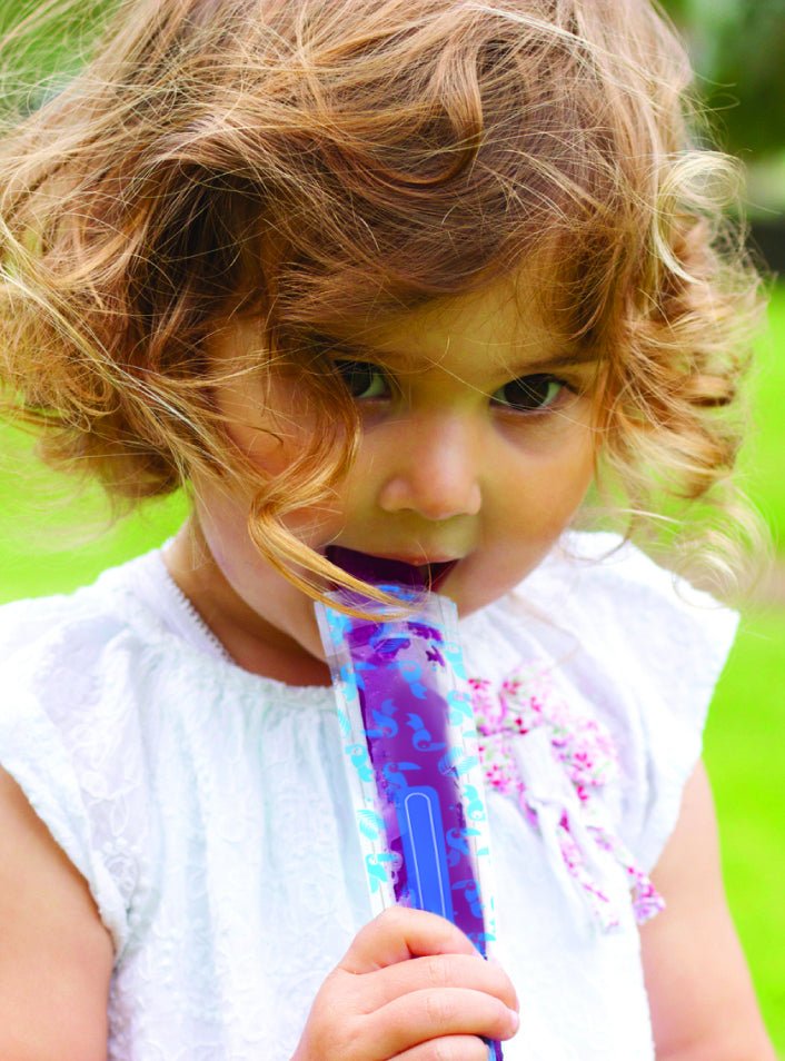 Cherub Baby Freeze n Squeeze Ice Pop Pouches - Toucan Blue & Rainforest Green 20pk - Cherub Baby - 14 - Baby & Kids - ThePharmacy