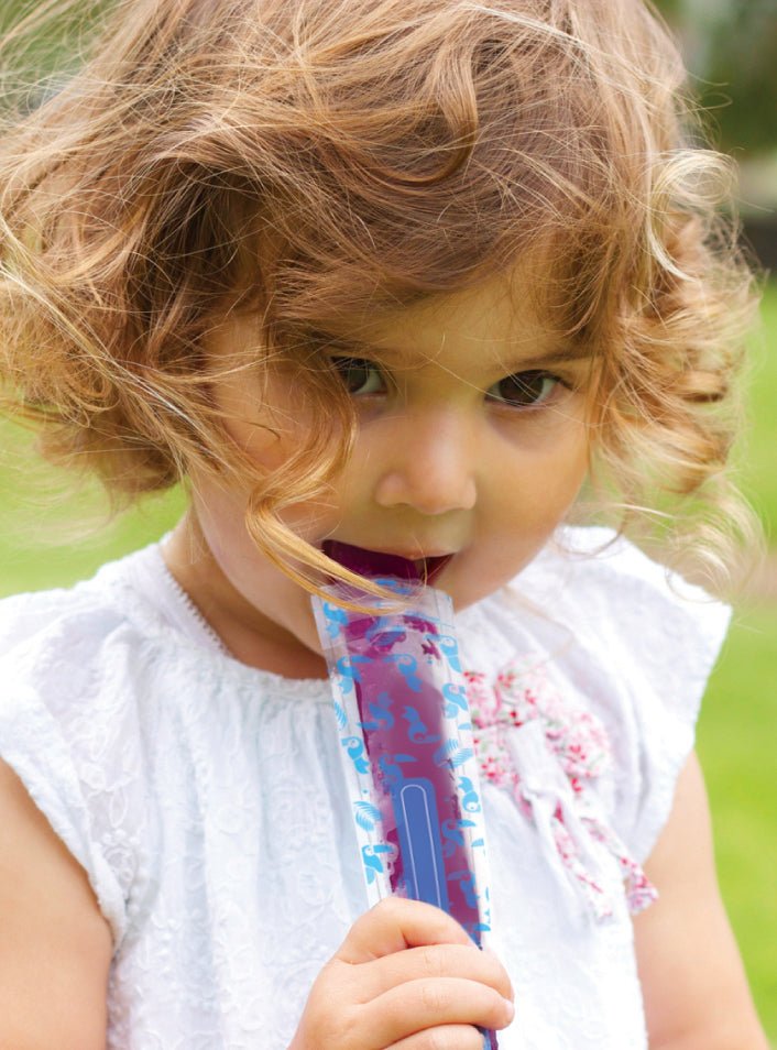 Cherub Baby Freeze n Squeeze Ice Pop Pouches - Toucan Blue & Rainforest Green 20pk - Cherub Baby - 15 - Baby & Kids - ThePharmacy