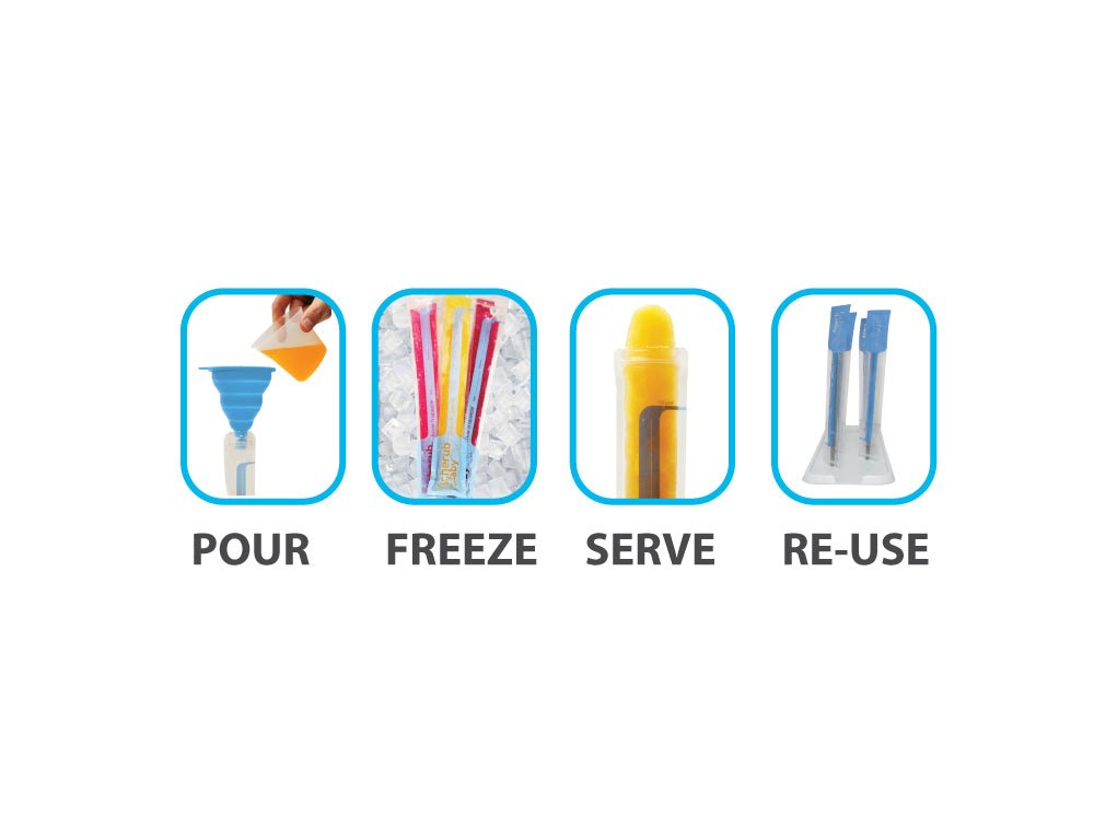 Cherub Baby Freeze n Squeeze Ice Pop Pouches - Toucan Blue & Rainforest Green 20pk - Cherub Baby - 2 - Baby & Kids - ThePharmacy