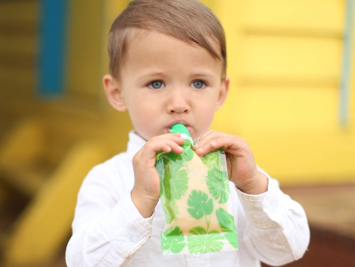 Cherub Baby On the Go Mini Food Pouches - Toucan Blue & Rainforest Green 10 pack - Cherub Baby - 4 - Baby & Kids - ThePharmacy