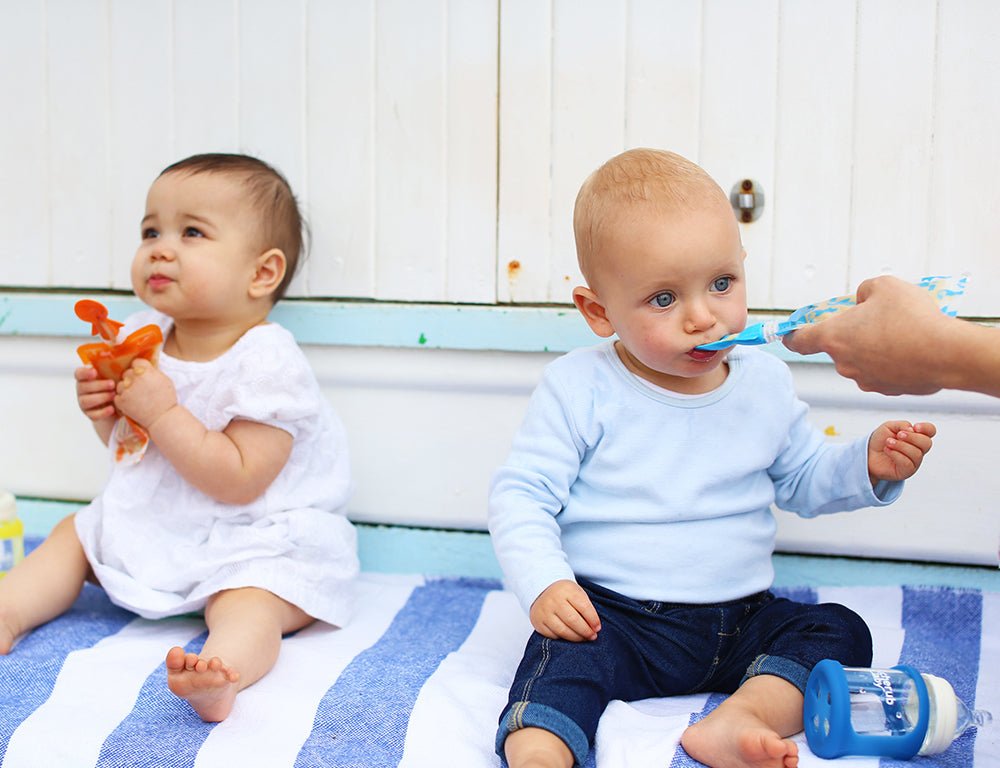 Cherub Baby On the Go Mini Food Pouches - Toucan Blue & Rainforest Green 10 pack - Cherub Baby - 8 - Baby & Kids - ThePharmacy