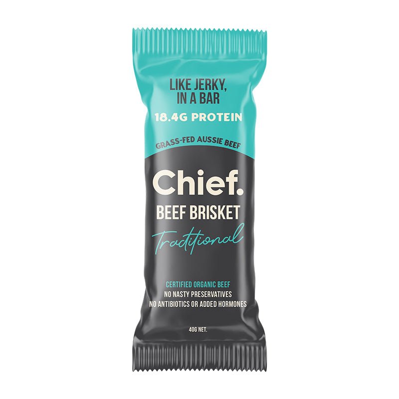 CHIEF NUTRITION - Grass Fed Beef Bar 40g 12 Pack - 5 OPTIONS - CHIEF NUTRITION - 1 - Diet & Fitness - ThePharmacy
