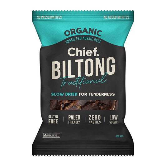 CHIEF NUTRITION - Grass Fed Biltong 90g | 6 Pack - 4 OPTIONS - CHIEF NUTRITION - 1 - Diet & Fitness - ThePharmacy