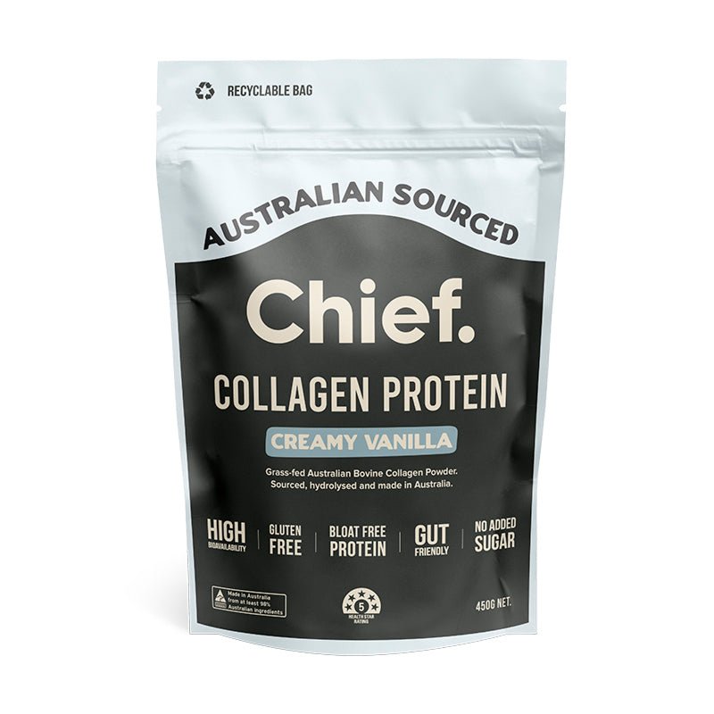 CHIEF NUTRITION - Grass - Fed Collagen Protein Powder 450g - 3 FLAVOURS - CHIEF NUTRITION - 2 - Diet & Fitness - ThePharmacy