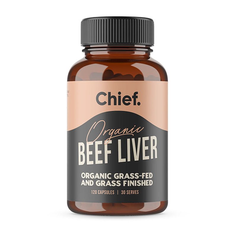 CHIEF NUTRITION - Organic Beef Liver 120 Capsules - CHIEF NUTRITION - 1 - Vitamins - ThePharmacy