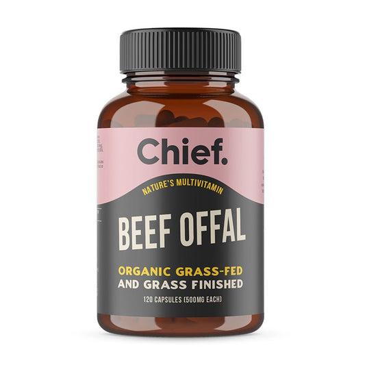 CHIEF NUTRITION - Organic Beef Offal Multivitamin 120 Capsules - CHIEF NUTRITION - 1 - Vitamins - ThePharmacy