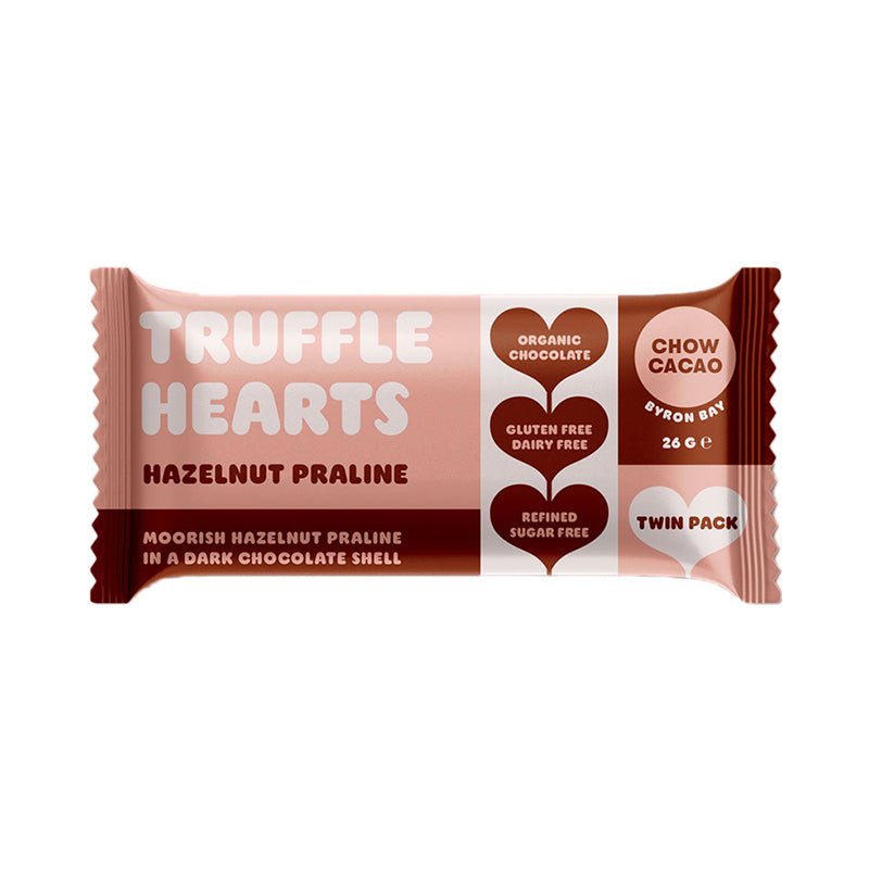 CHOW CACAO - Truffle Hearts 26g | 9 Pack - 2 OPTIONS - CHOW CACAO - 2 - Diet & Fitness - ThePharmacy