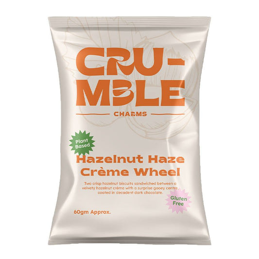 CRUMBLE CHARMS - Hazelnut Haze Crème Wheel 60g | 8 Pack - CRUMBLE CHARMS - 1 - Diet & Fitness - ThePharmacy