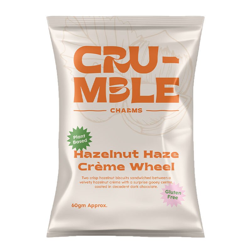 CRUMBLE CHARMS - Hazelnut Haze Crème Wheel 60g | 8 Pack - CRUMBLE CHARMS - 1 - Diet & Fitness - ThePharmacy