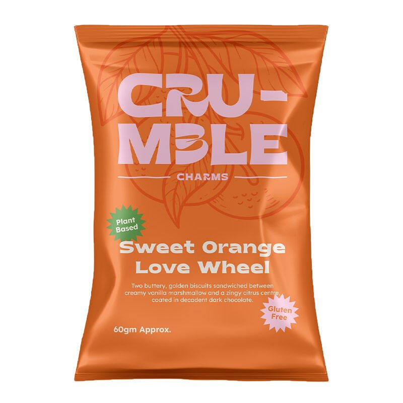 CRUMBLE CHARMS - Sweet Orange Love Wheel 60g | 8 Pack - CRUMBLE CHARMS - 1 - Diet & Fitness - ThePharmacy