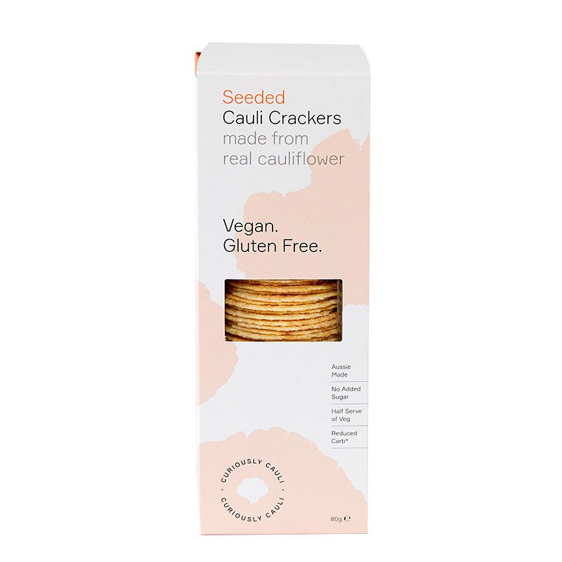 CURIOUSLY CAULI - Cauli Crackers - 3 OPTIONS - CURIOUSLY CAULI - 2 - Diet & Fitness - ThePharmacy