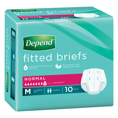 DEPEND - Fitted Briefs Unisex x4 - 2 SIZES - DEPEND - 1 - Health - ThePharmacy
